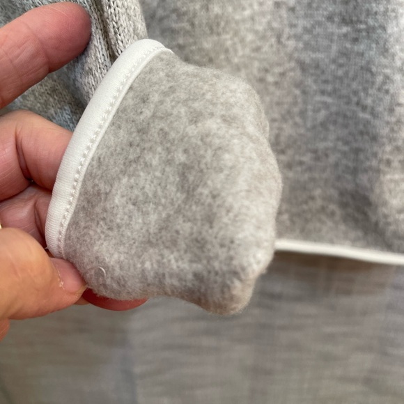 Charles River fleece, fleece lined pullover, quarter zip knit jacket - Picture 6 of 7